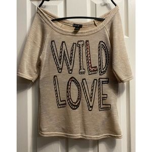 Vintage By Love ❤️ Junior’s Women’s Short Sleeves Top Sz L